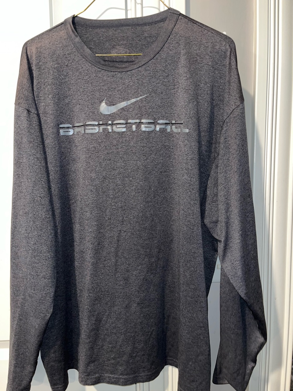 Nike Basketball Long Sleeve Athletic Shirt Men's Size L